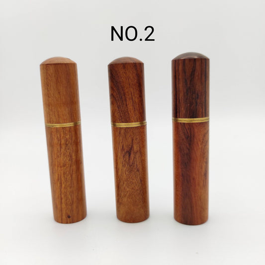 Wooden needle case for organizing various needles