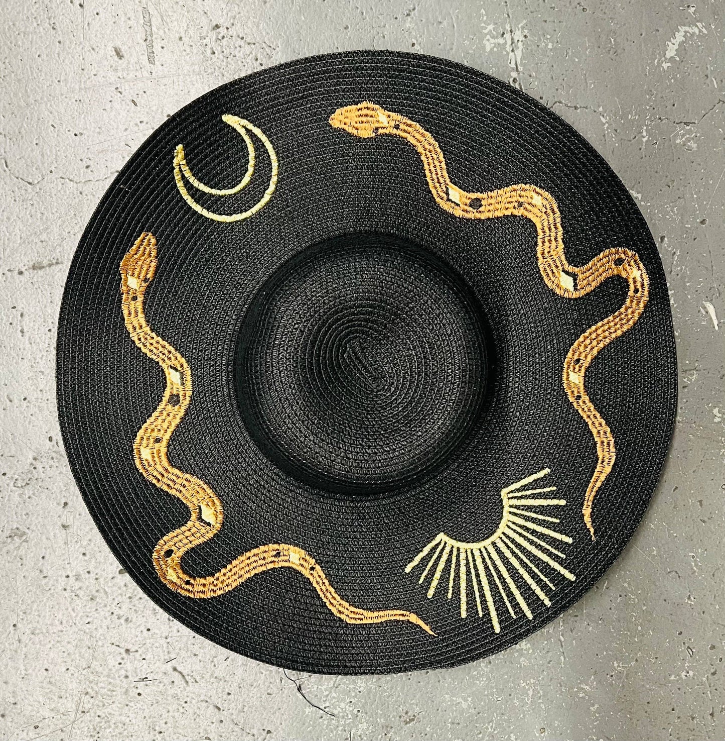 Floppy Sun Hat - XL Brim - Western Snakes