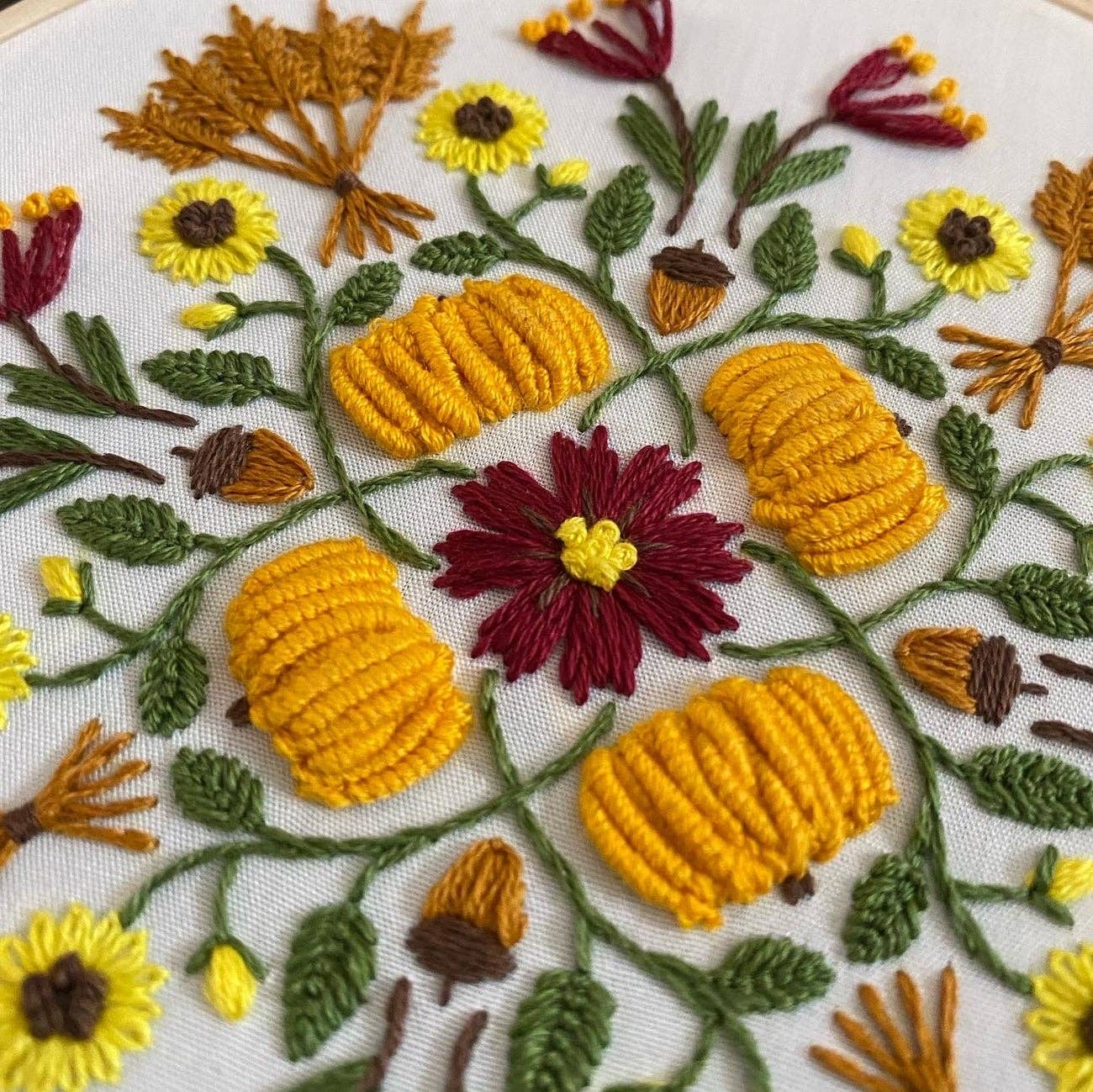 Harvest Mandala Sampler Craft DIY Embroidery Kit