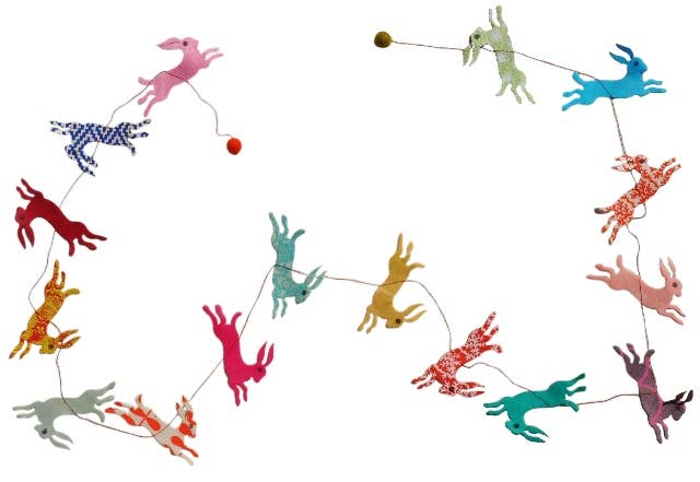 5ft Paper Garland, Rabbit