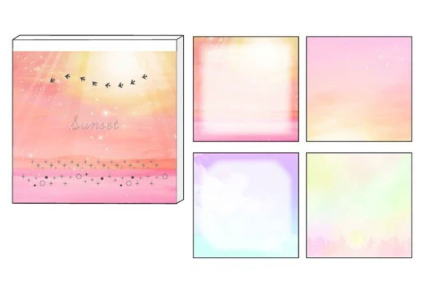 Sunset notepad