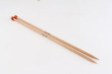 KnitPro Basix Beech 10in Single Point Needles