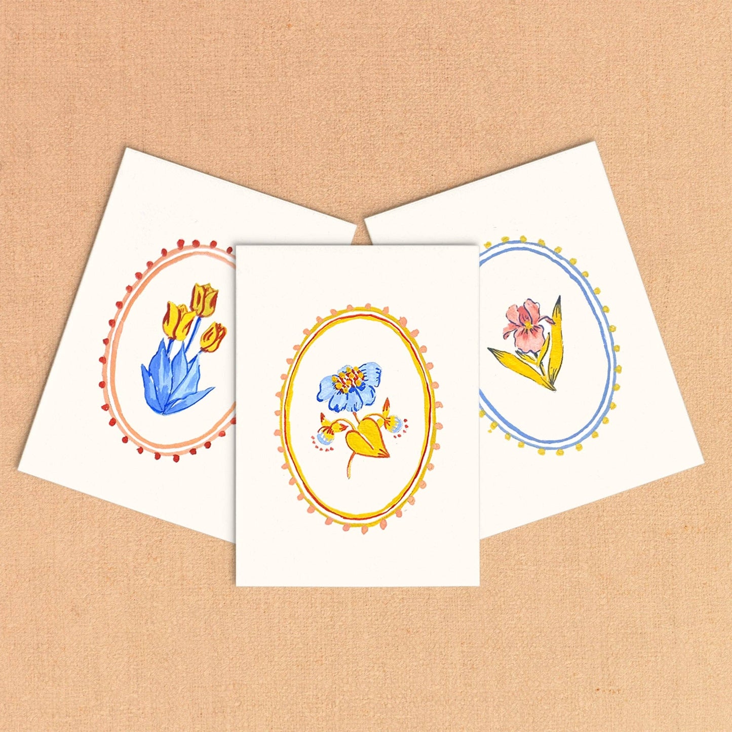 Antiquaria Mini Watercolor Kit: Folk Flowers