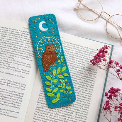 Owl Bookmark Felt Craft Kit | Beginner Craft Kit for Adults