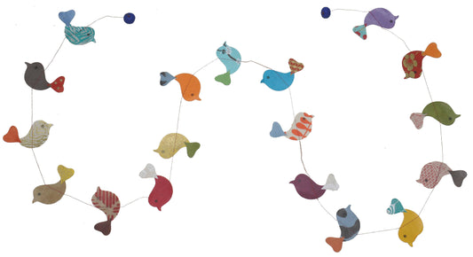 5ft Paper Garland, Bird