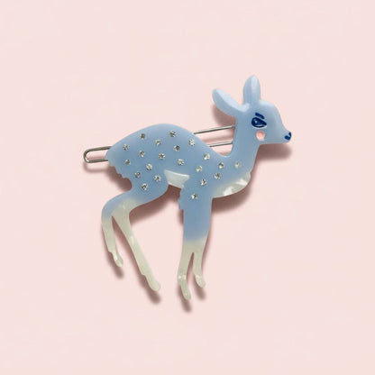 Blue Deer Hair Clip