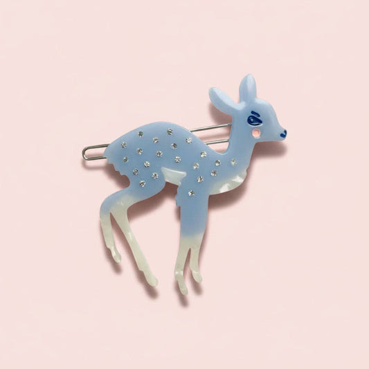 Blue Deer Hair Clip
