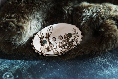 Rabbit in Forest Knitting and Crochet Row Counter