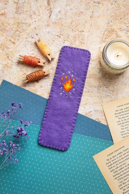 Dragon Bookmark Felt Craft Kit | Beginner Kit for Adults