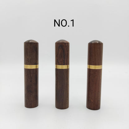 Wooden needle case for organizing various needles