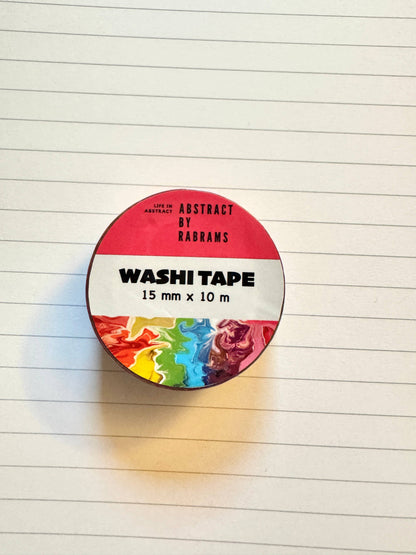 Abstract Rainbow Washi Tape - Progress Pride