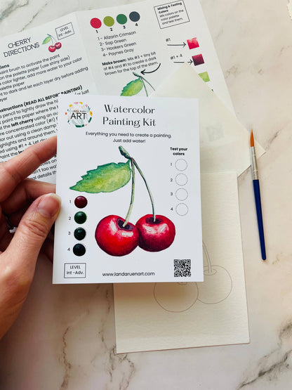 Cherry Watercolor Kit