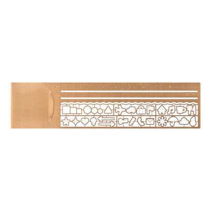 Midori Copper Clip Ruler