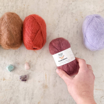 Harmony: Laceweight kid mohair and silk yarn