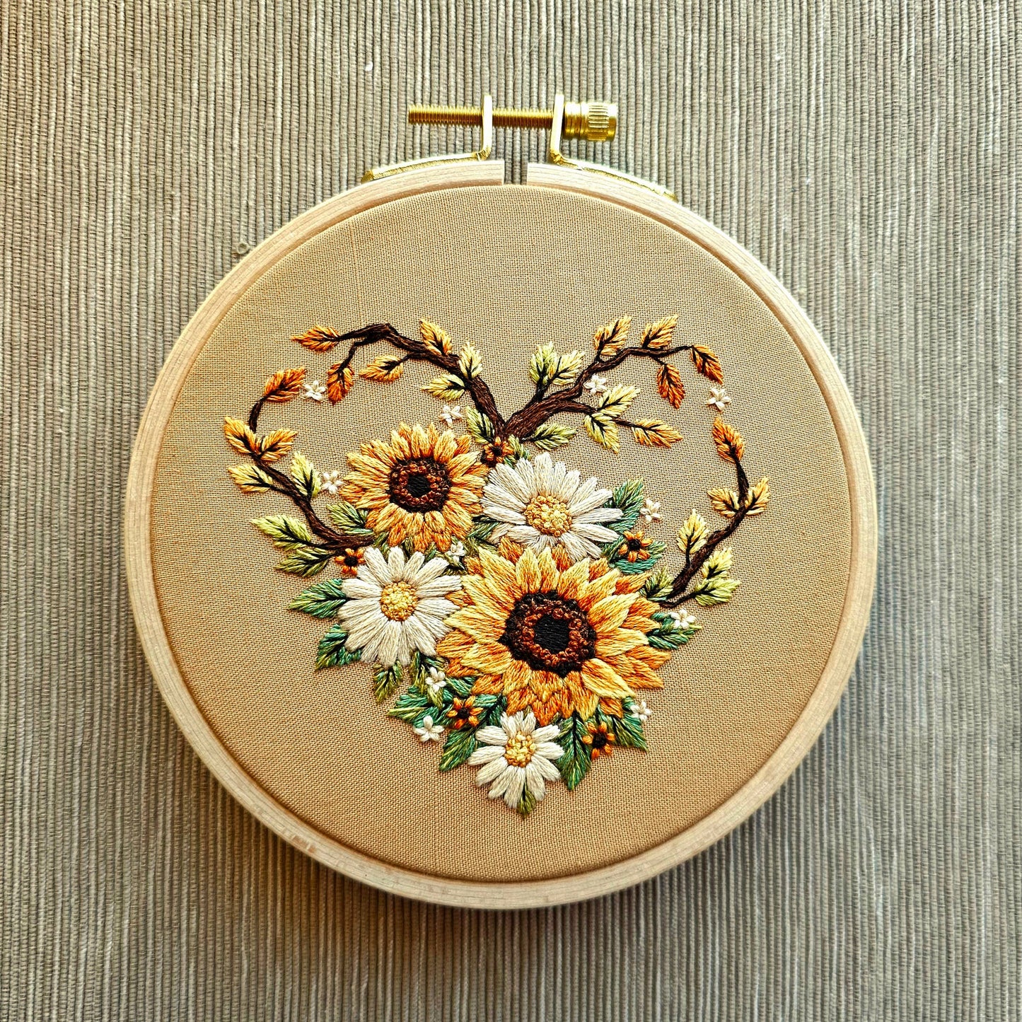 Fall in Love Embroidery Kit