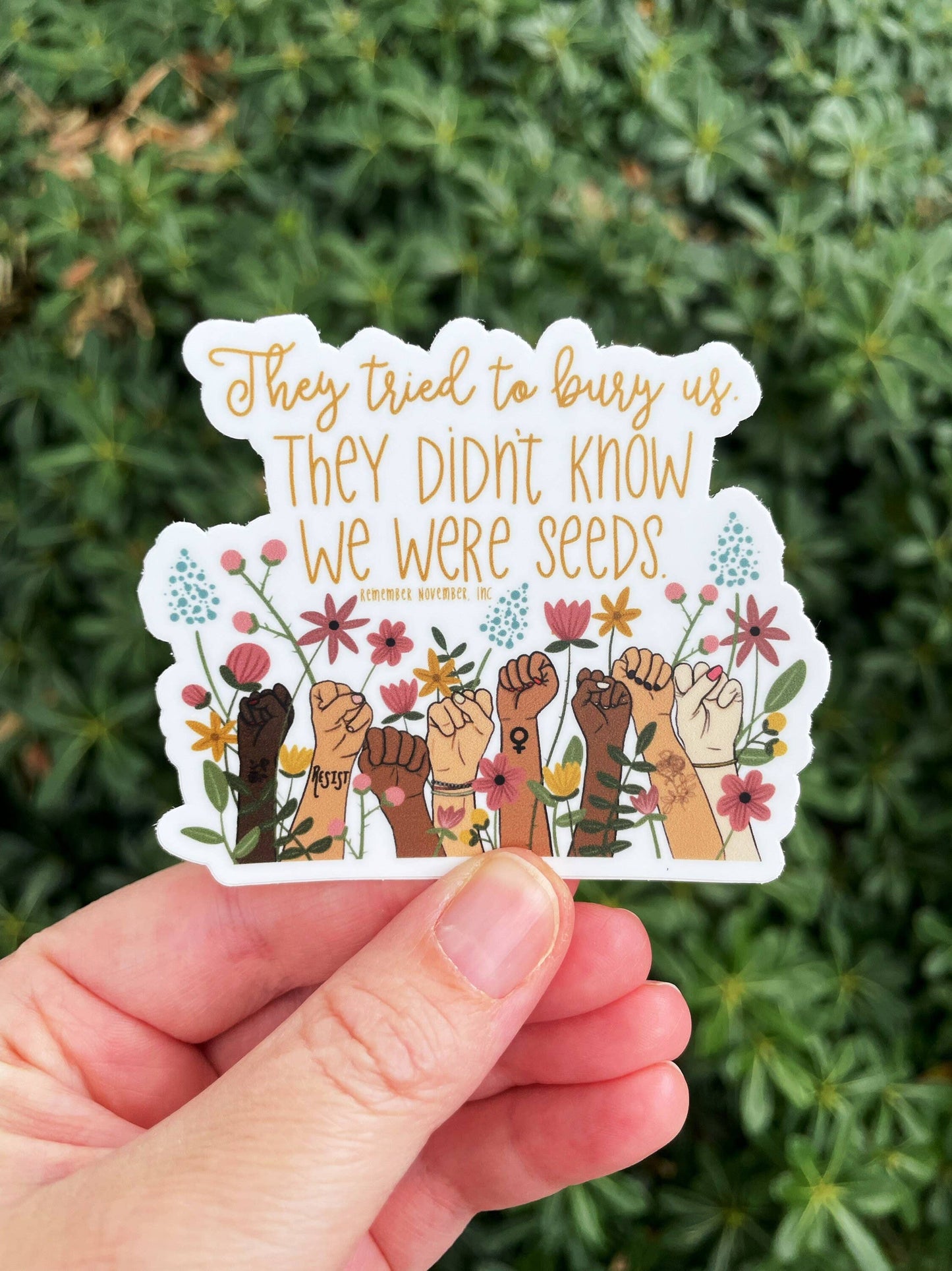 Women Empowerment Vinyl Sticker Womens Rights