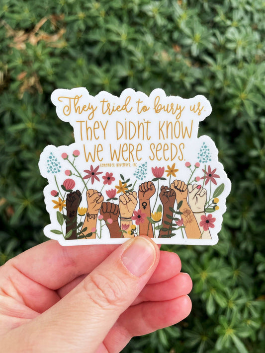 Women Empowerment Vinyl Sticker Womens Rights