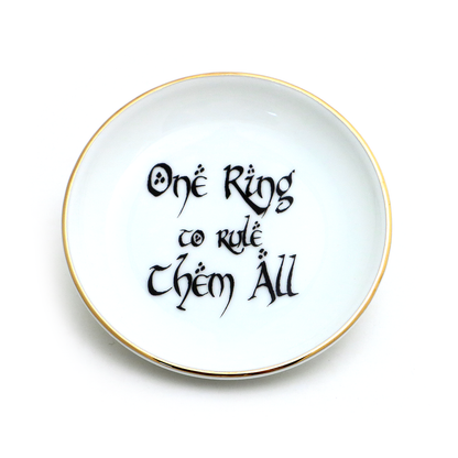 The Hobbit, LOTR, One ring to Rule Them All ring dish