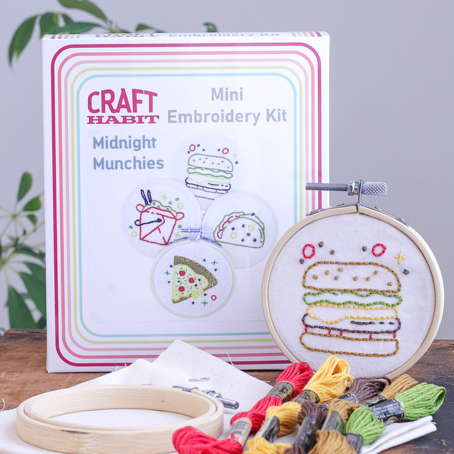 Midnight Munchies Mini Embroidery Kit