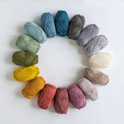 Skipper: sport weight un-mercerized cotton yarn