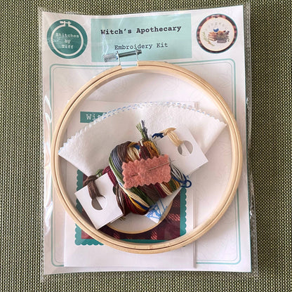 Witch's Apothecary Craft DIY Embroidery Kit
