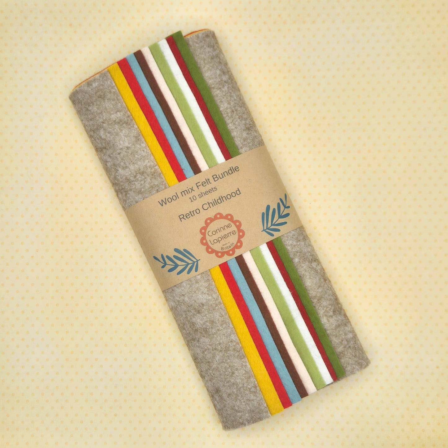 Felt Bundle of 10 Sheets - 10 themes