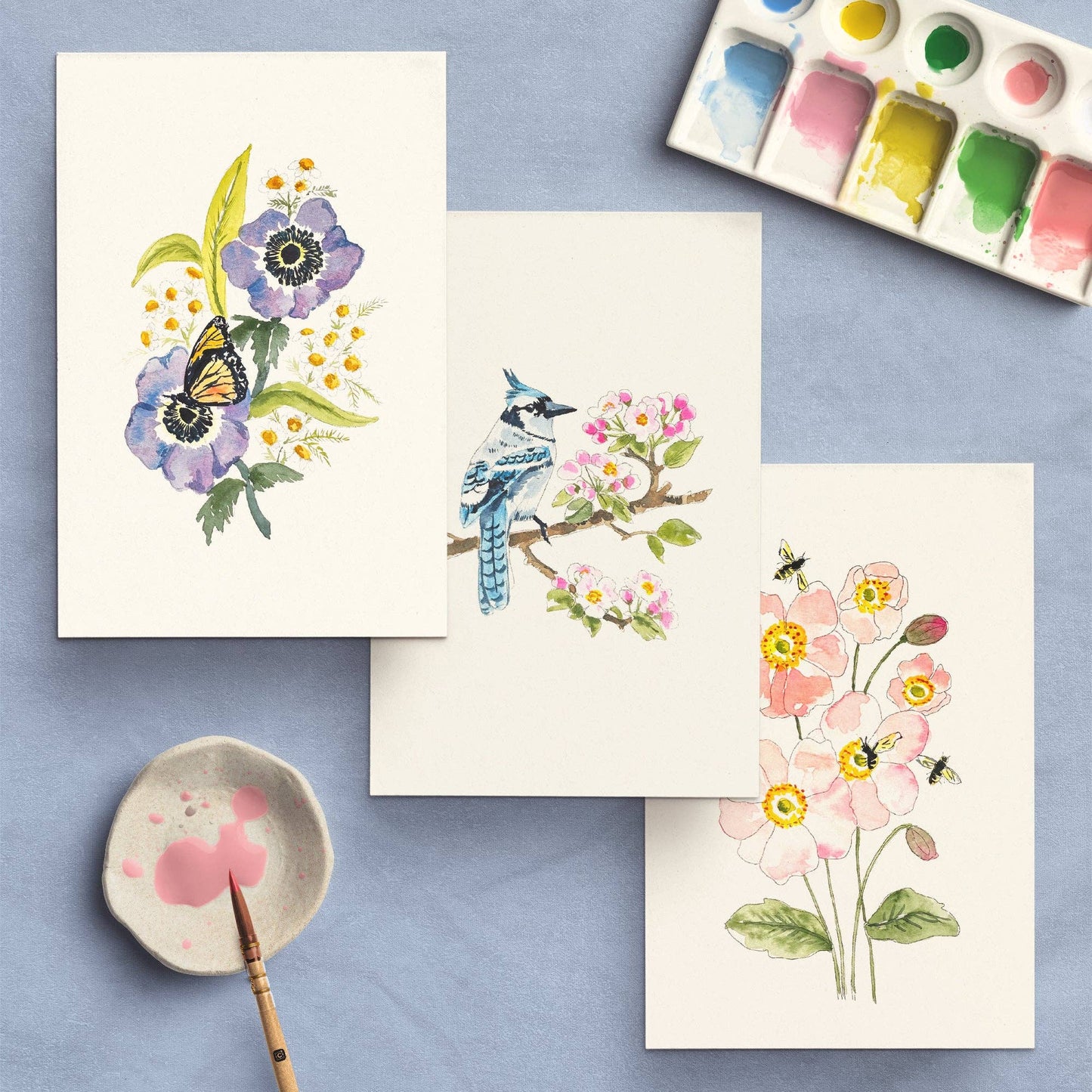 Antiquaria Watercolor Kit: Friend of the Pollinators