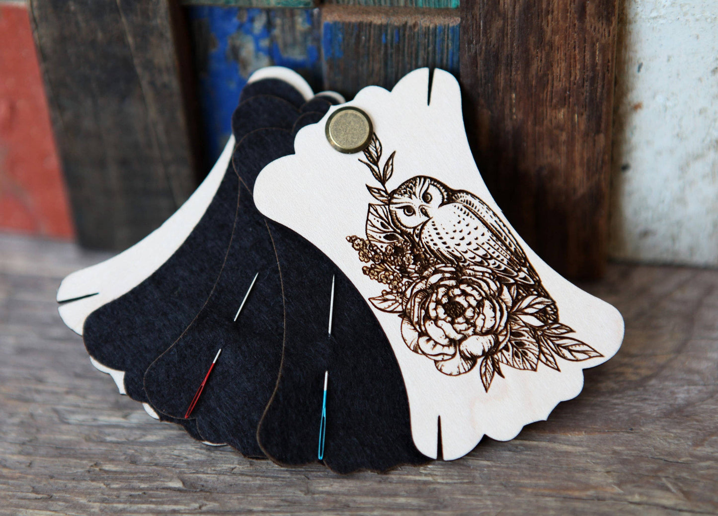 Owl Needle Minder for Sewing, Embroidery & Cross Stitch
