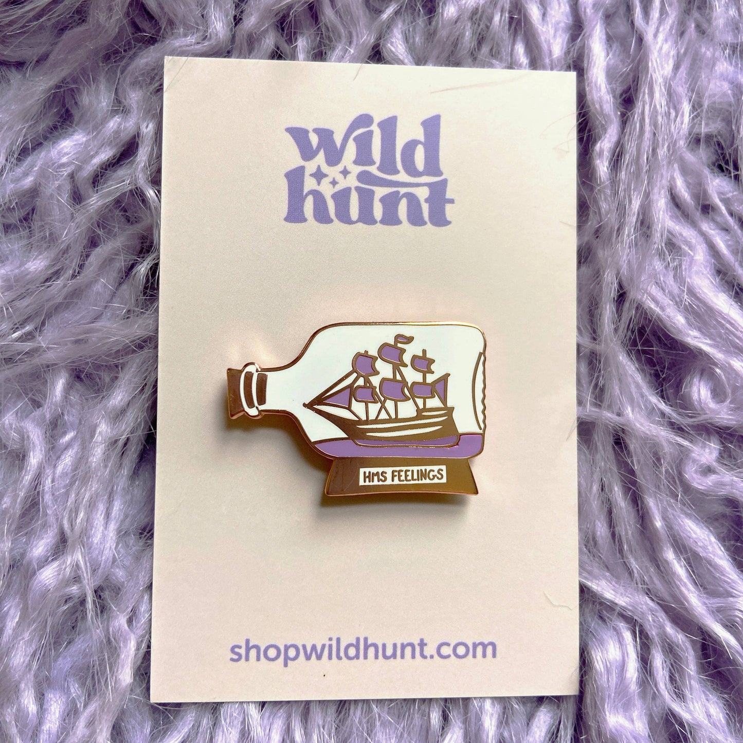 Feelings Ship Enamel Pin