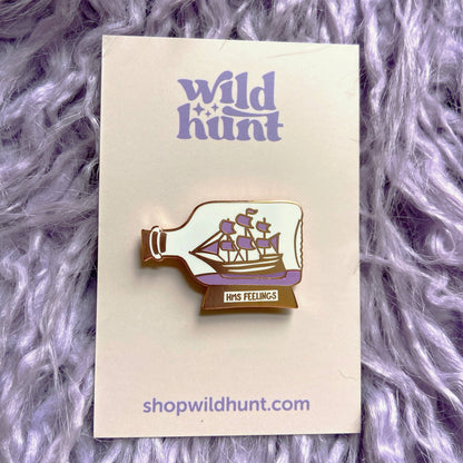 Feelings Ship Enamel Pin