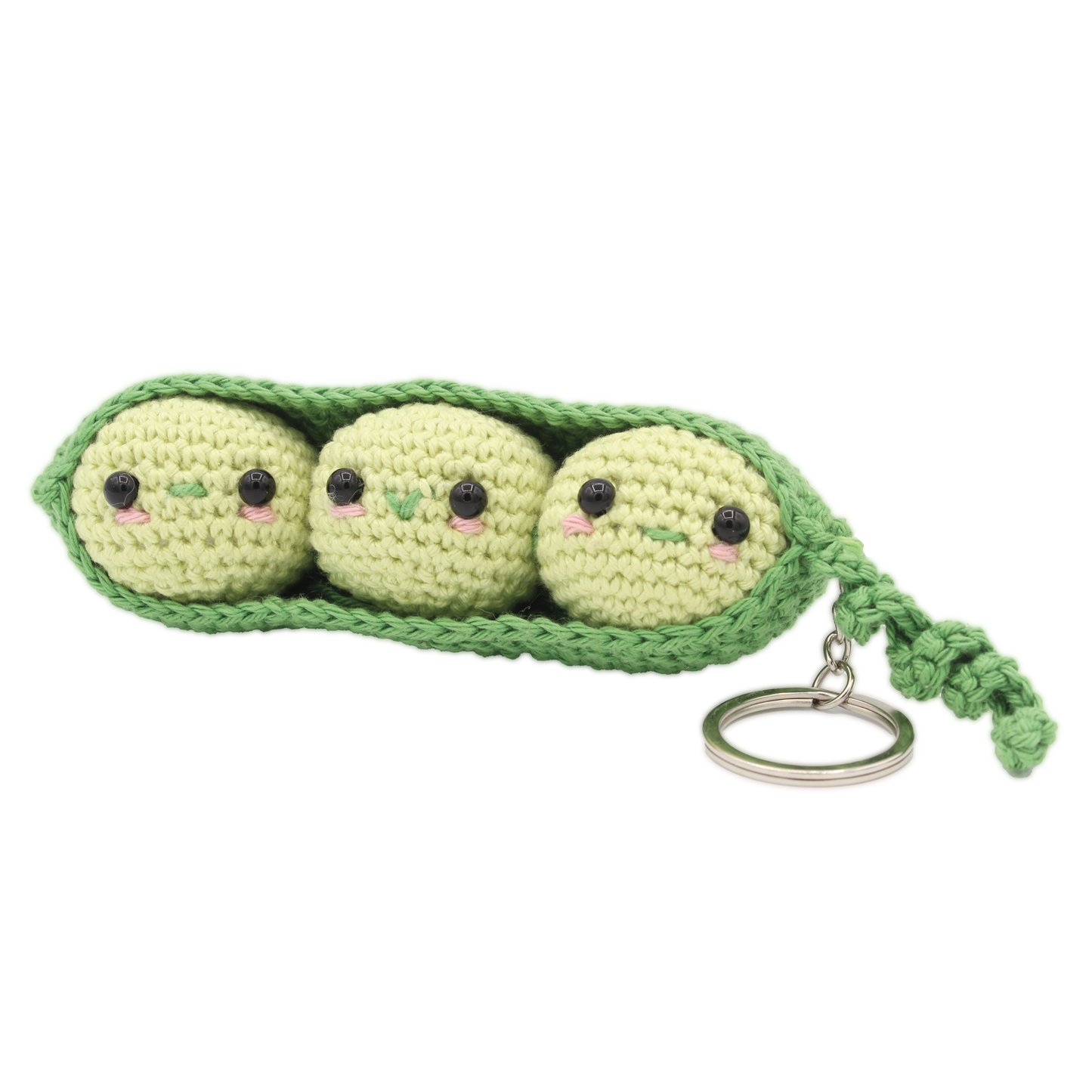 DIY Crochet Kit - Peas in a Pod Bag Charm
