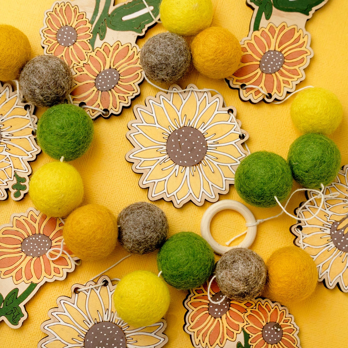 DIY Craft Kit - Sunflower Theme Garland