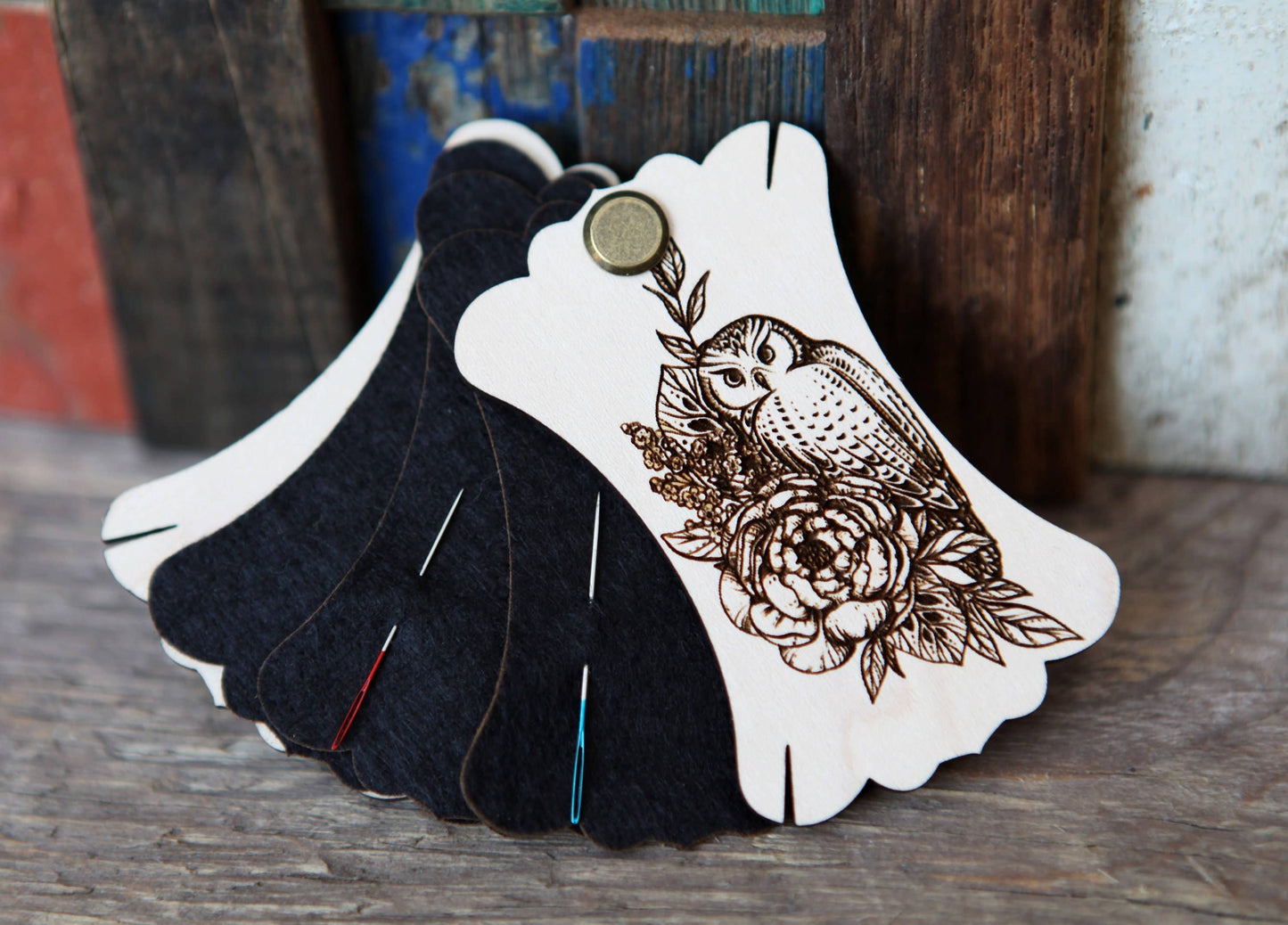 Owl Needle Minder for Sewing, Embroidery & Cross Stitch