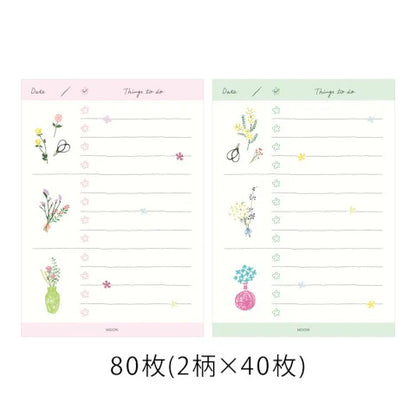 Midori Dried Flower ToDo list