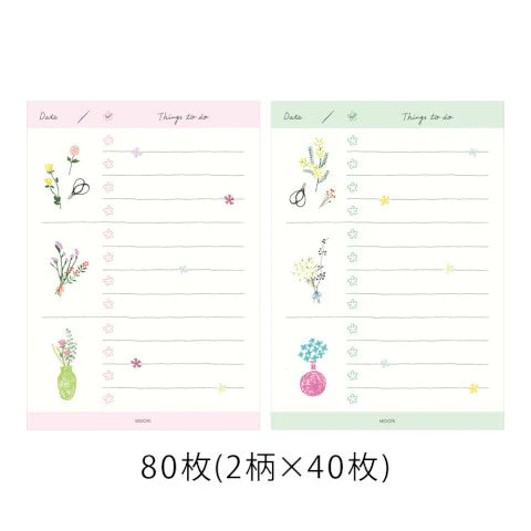 Midori Dried Flower ToDo list