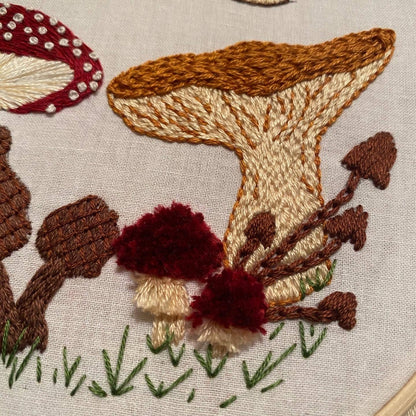 Mushie Sampler Craft DIY Embroidery Kit