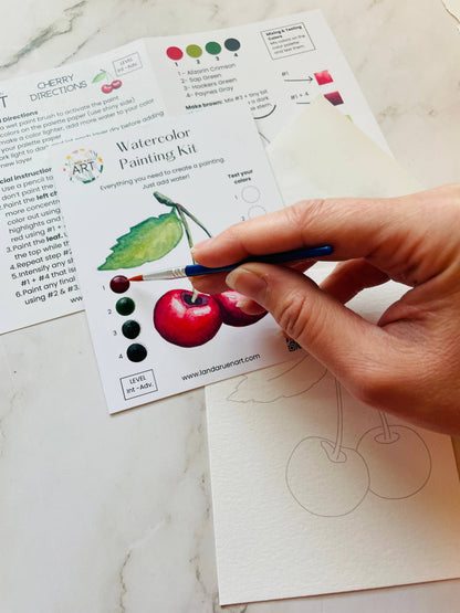 Cherry Watercolor Kit