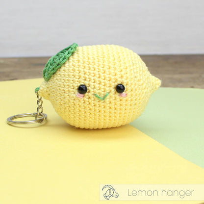 DIY Crochet Kit - Lemon Bag Charm