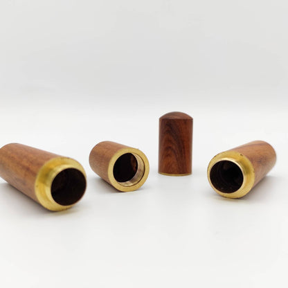 Wooden needle case for organizing various needles