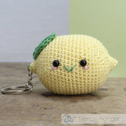 DIY Crochet Kit - Lemon Bag Charm