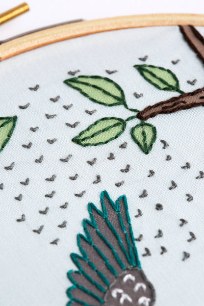 Starling Song Embroidery Kit | Beginner Craft Kit