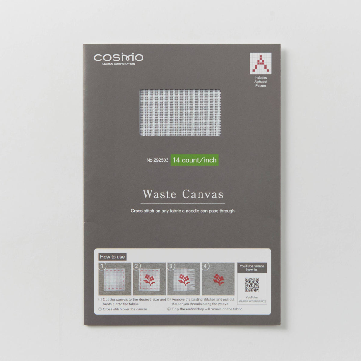 COSMO Embroidery Waste Canvas 14 ct