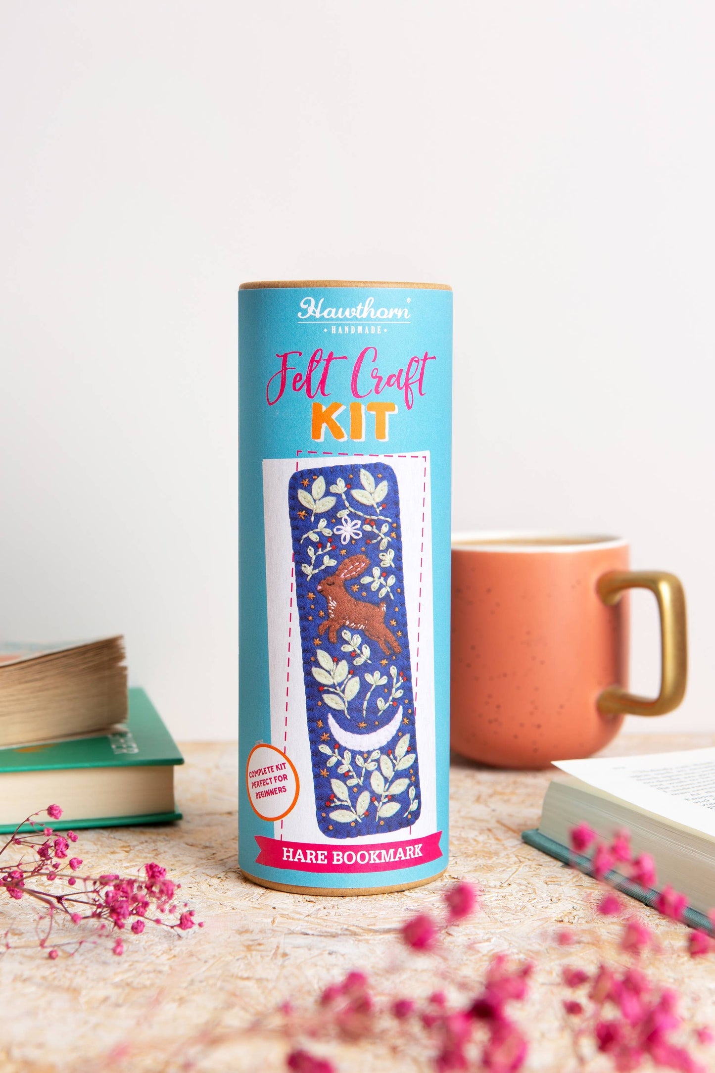 Hare Bookmark Felt Craft Kit | Beginner Craft Kit for Adults