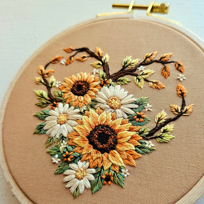 Fall in Love Embroidery Kit