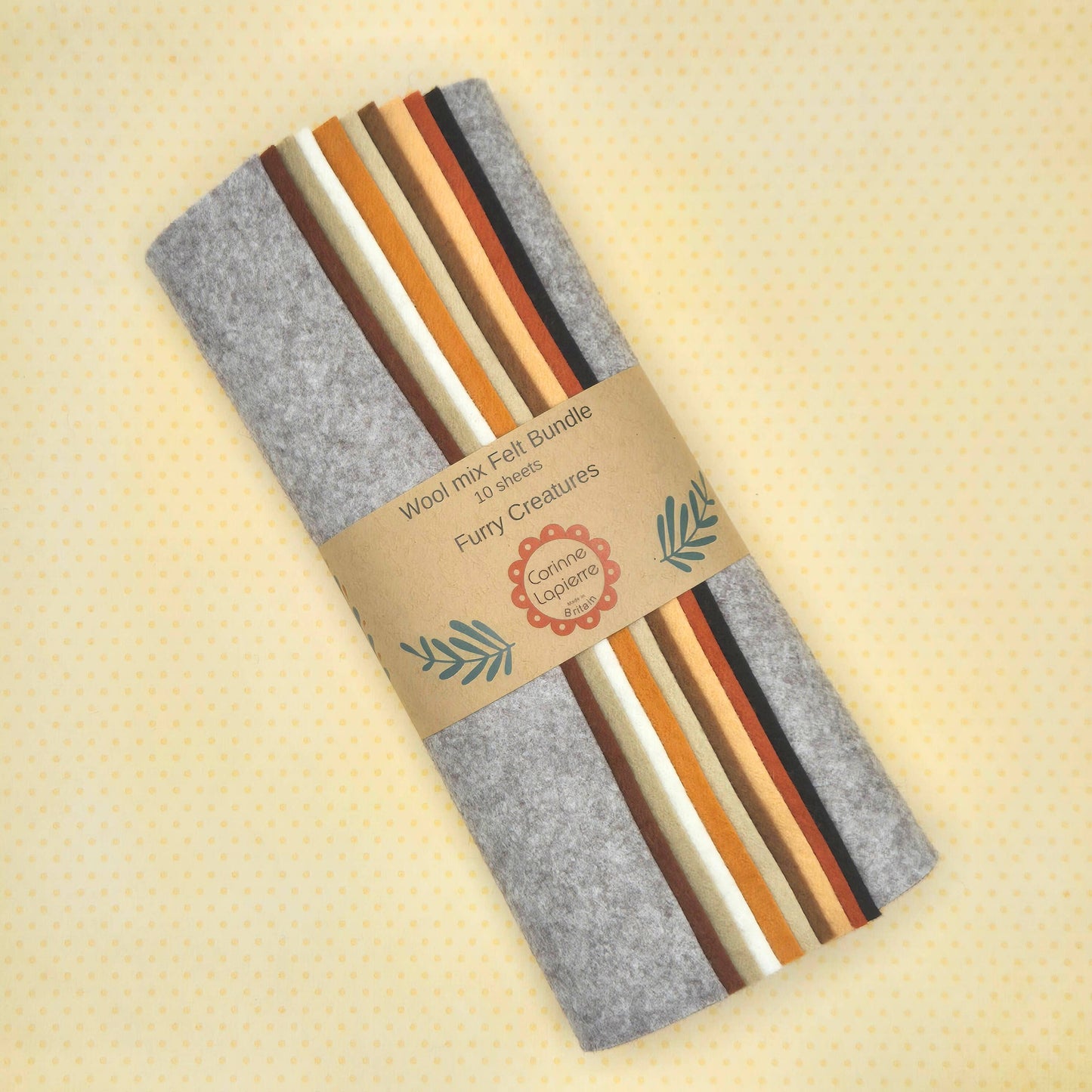 Felt Bundle of 10 Sheets - 10 themes