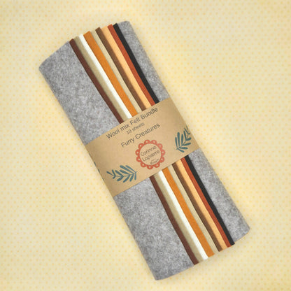 Felt Bundle of 10 Sheets - 10 themes