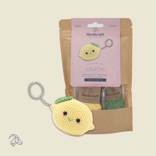 DIY Crochet Kit - Lemon Bag Charm