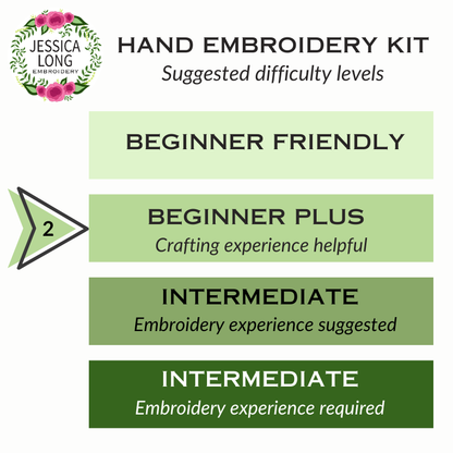 Floral Harvest Embroidery Kit