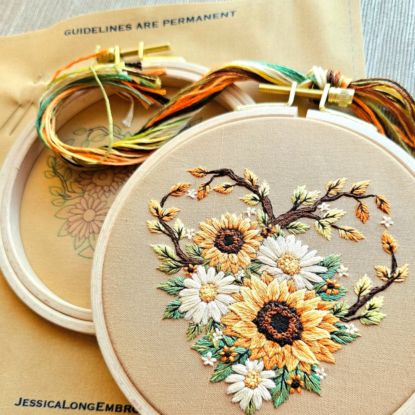 Fall in Love Embroidery Kit