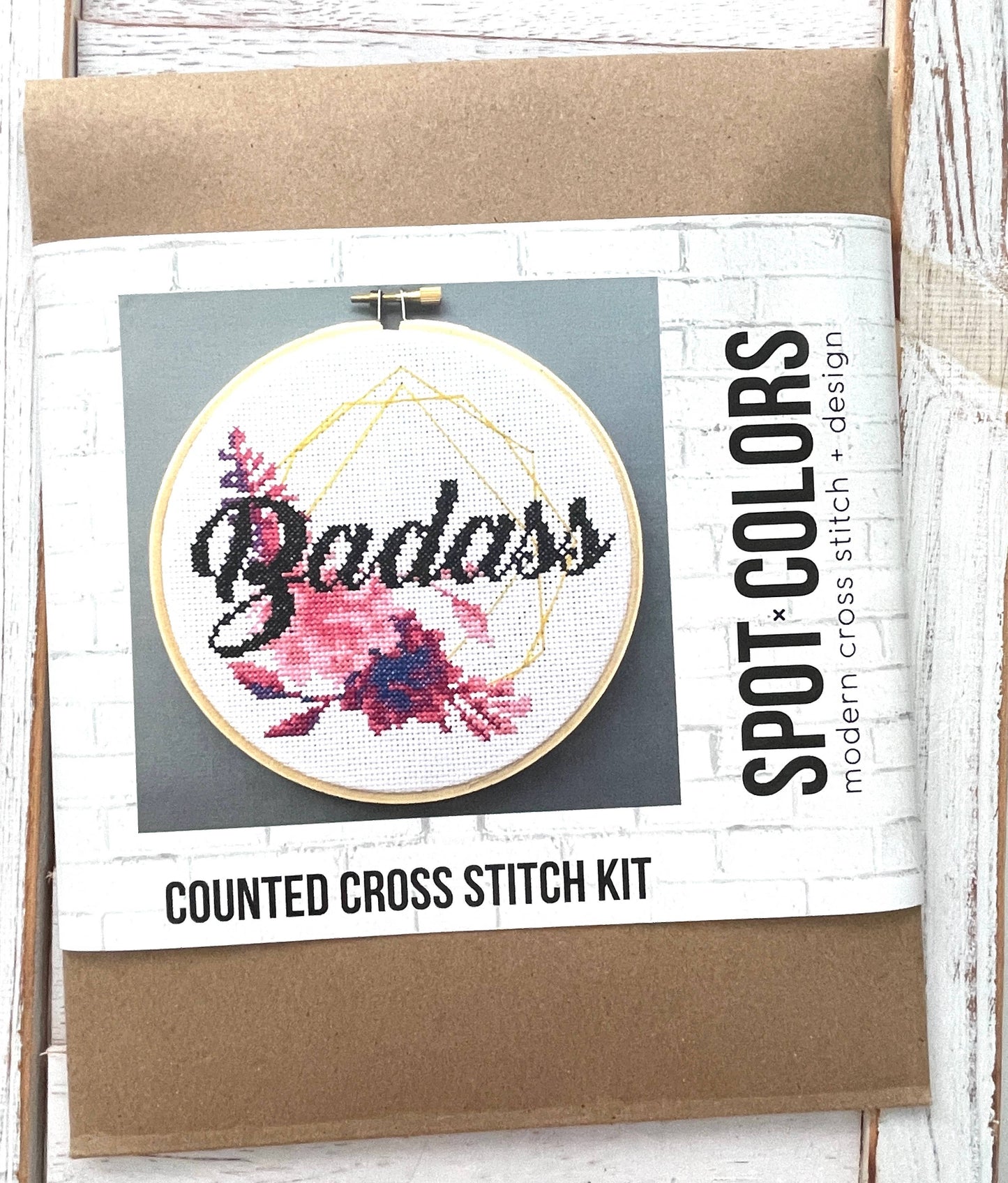 Badass Counted Cross Stitch diy kit